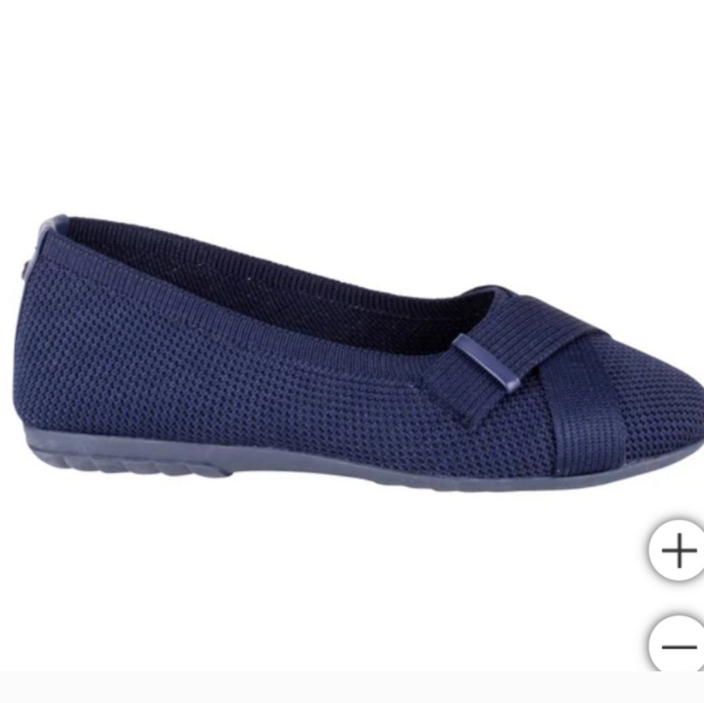 Gloria Vanderbilt DEBBIE Ladies' Flat Navy Blue NEW IN BOX - Picture 7 of 8